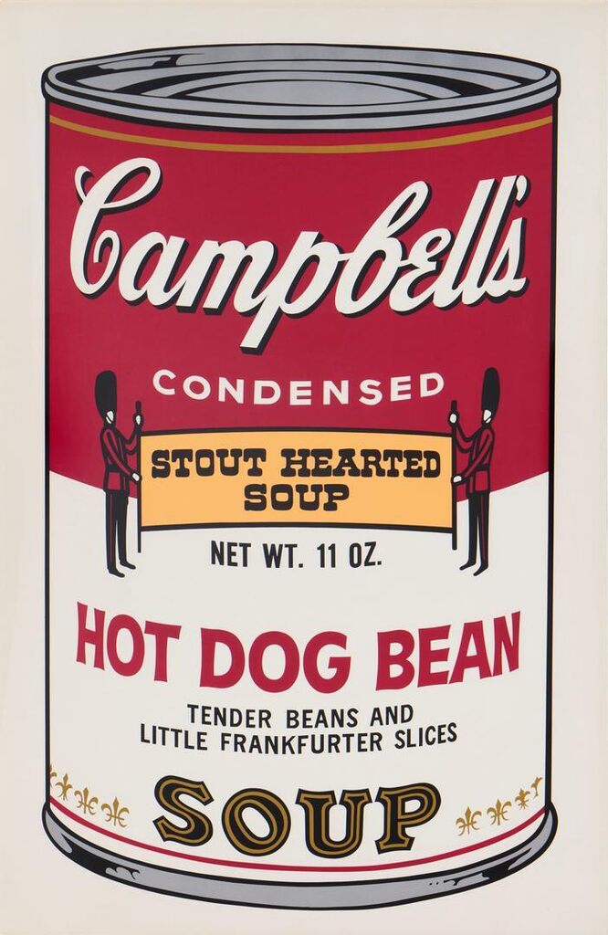 Andy Warhol - Hot Dog Bean, from Campbell's Soup II (Feldman & Schellmann II.59)