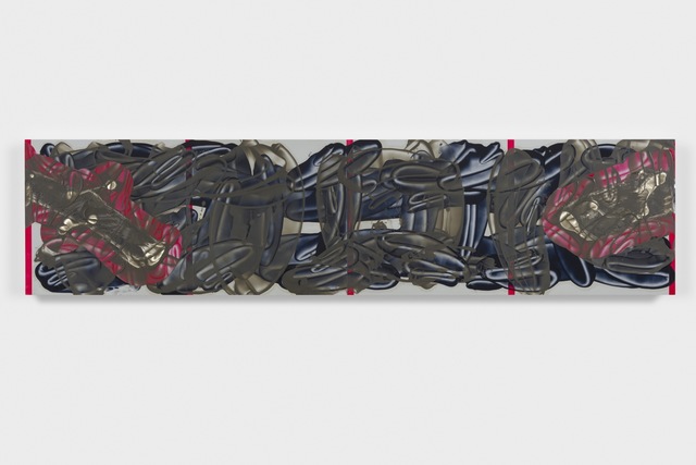 David Reed, ‘#700’, 2017-2018, Painting, Oil, alkyd, acrylic on polyester, Häusler Contemporary