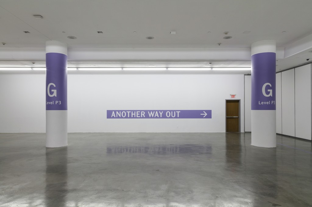 John Knight, A work in situ (2016). Installation view at REDCAT, Los Angeles. Photo: Brica Wilcox John Knight, A work in situ (2016). Installation view at REDCAT, Los Angeles. Photo: Brica Wilcox