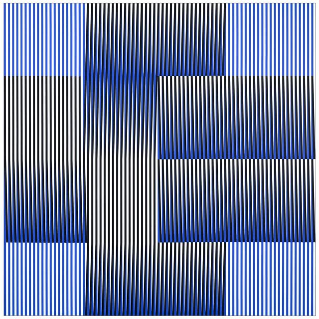 Carlos Cruz-Diez, ‘Induction du Jaune 202’, 2016, Painting, Acrylic and vinylic painting on aluminium, Galerie Mitterrand
