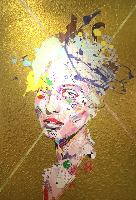 Pınar DU PRE, ‘Zephyr in Gold’, 2016, Painting, Mixed Media, FREMIN GALLERY