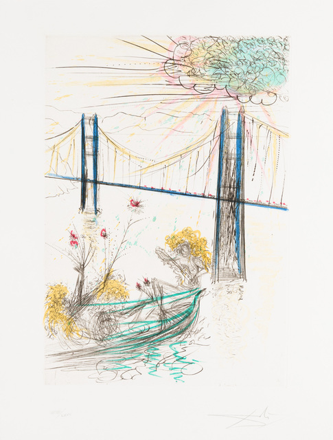 Salvador Dalí, ‘Golden Gate Bridge’, 1970, Christopher-Clark Fine Art