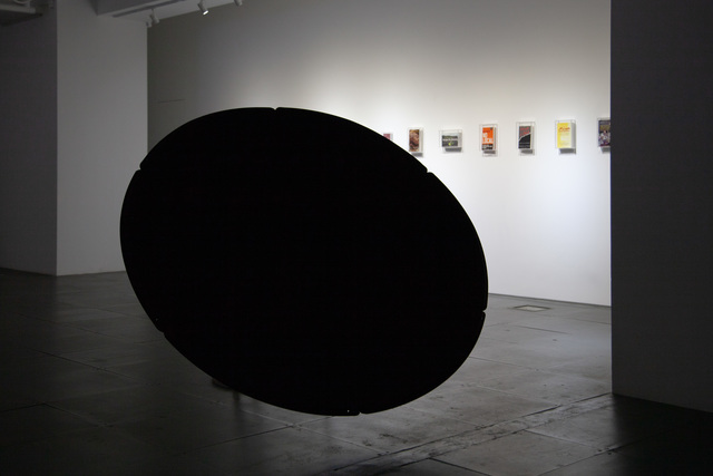 Richard Streitmatter-Tran, ‘A Black Hole’, 2020, Sculpture, Satellite dish, umbrella handle, ultra black paint, de Sarthe Gallery