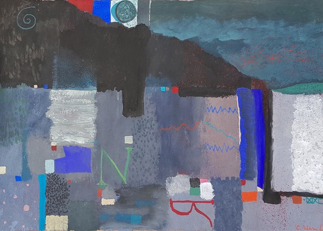 Carlos Pellicer, ‘Estudio para Paisaje de Normandía’, 1999, Painting, Gouache on paper, Aldama Fine Art