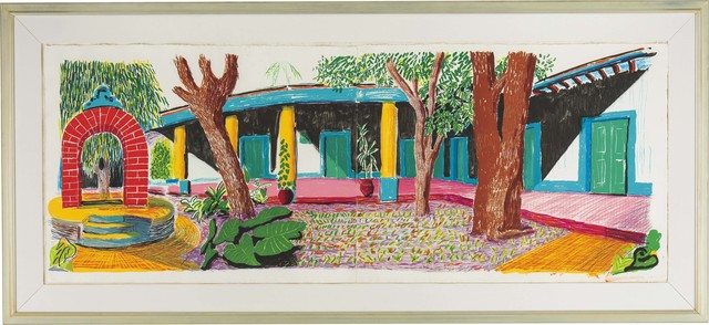 David Hockney, ‘Hotel Acatlan: Second Day from the Moving Focus Series’, 1984-1985, Fine Art Mia