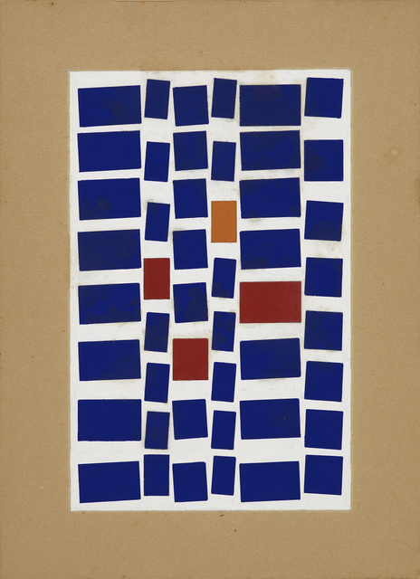 Hélio Oiticica, ‘Metaesquema, Malekledrian’, 1958, Whitney Museum of American Art
