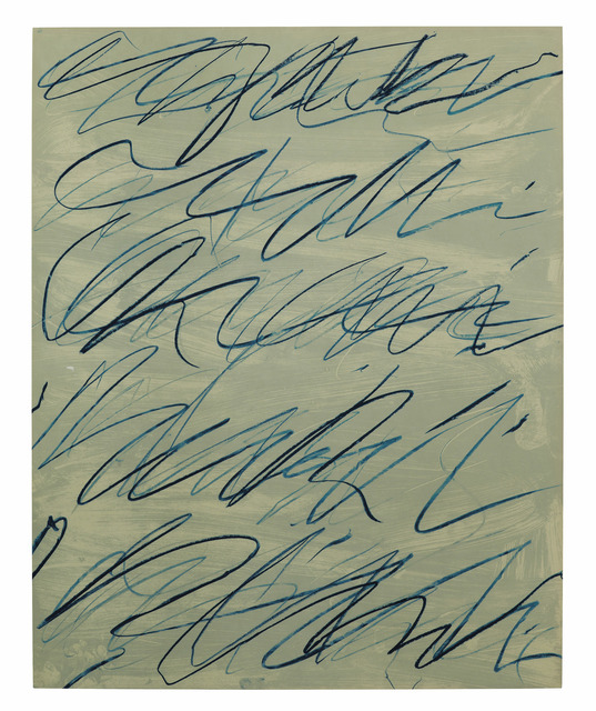 Cy Twombly Roman Notes Vi From Roman Notes 1970 Artsy