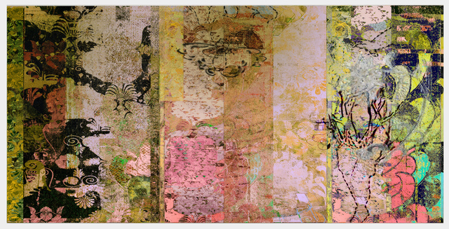 Robin Smith-Peck, ‘Aaron's Garment 498’, 2018, Drawing, Collage or other Work on Paper, Ink, acrylic, beeswax, resin and paper on panel, Peter Robertson Gallery