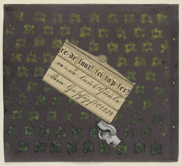 Max Ernst, ‘re = de laut ! sei tap = fer !’, 1920, Galerie Natalie Seroussi