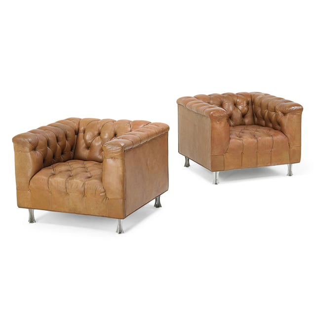 John Vesey, ‘Pair Of Lounge Chairs, USA’, 1950s, Rago/Wright