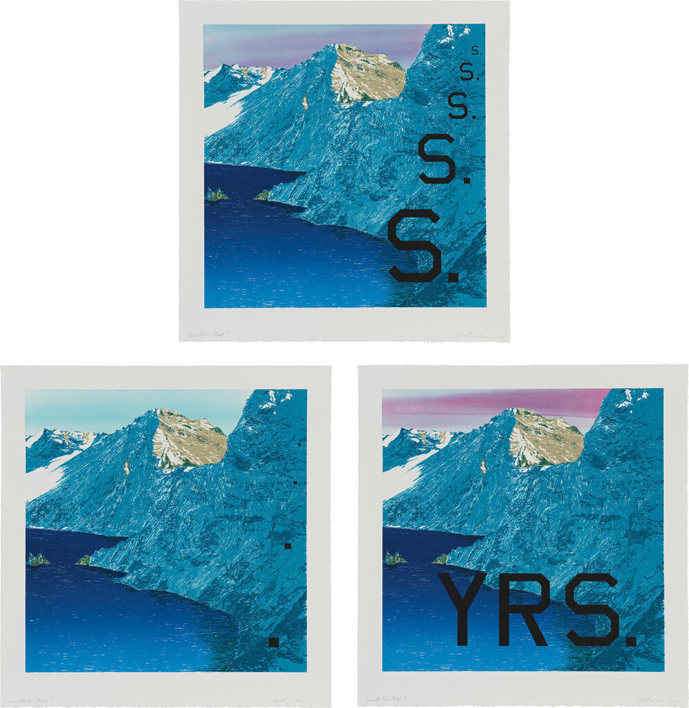 Ed Ruscha - Three works: (i-iii) Periods