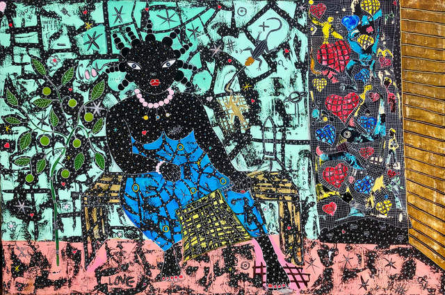 Henri Abraham Univers, ‘Africa Blues ’, 2020 , Painting, Acrylic on canvas, Out of Africa Gallery