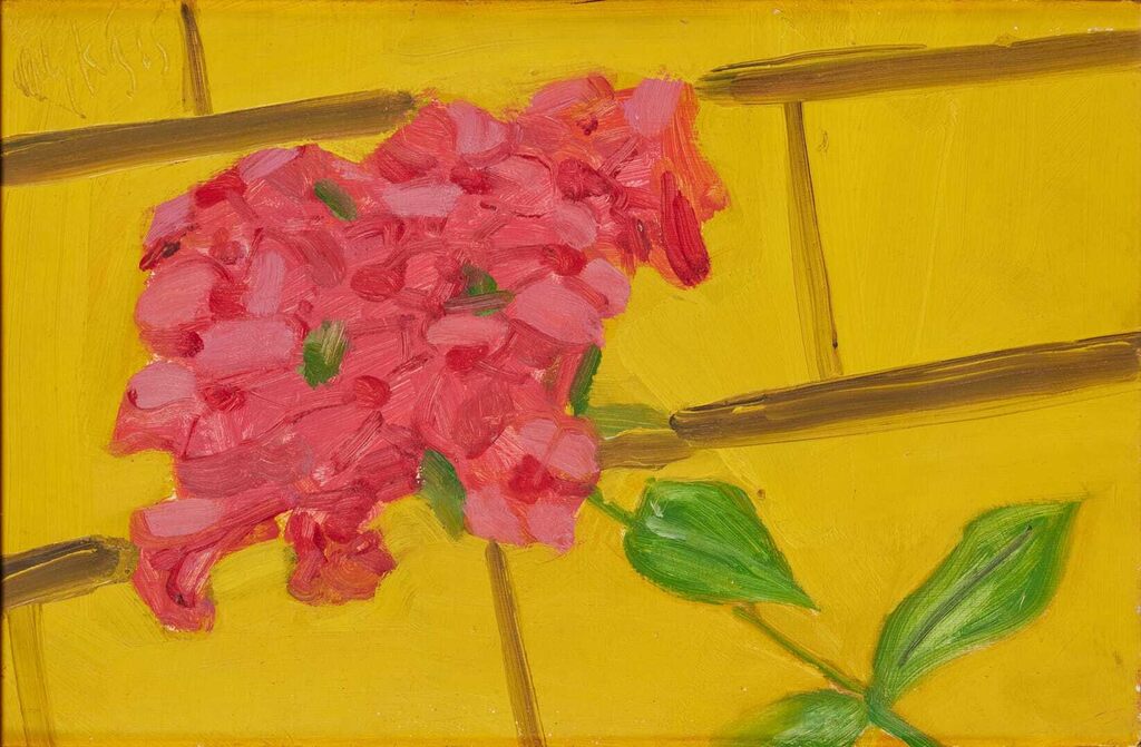 Alex Katz - Red Phlox