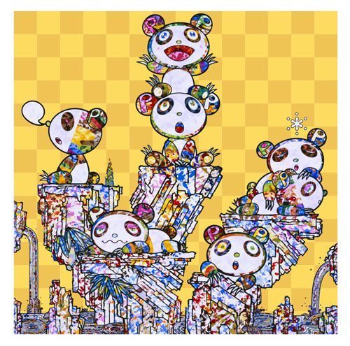 Takashi Murakami, ‘PANDA CUBS PANDA’, 2019, Print, 4c offset + cold stamp, Dope! Gallery