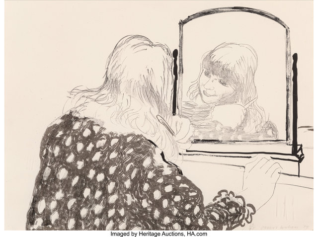 David Hockney, ‘Ann Combing Her Hair’, 1979, Heritage Auctions
