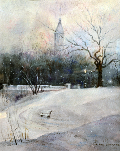 Ed Brennan, ‘Central Park Flurries’, 2019, The Galleries at Salmagundi