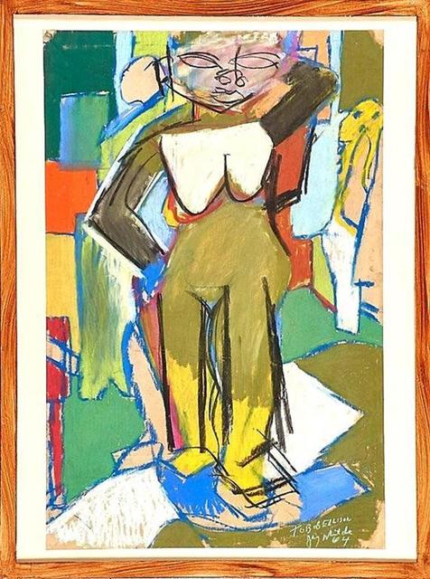 Jay Milder, ‘Rare 1964 Figurative Abstraction piece (Subway Series)’, 1960-1969, Lions Gallery