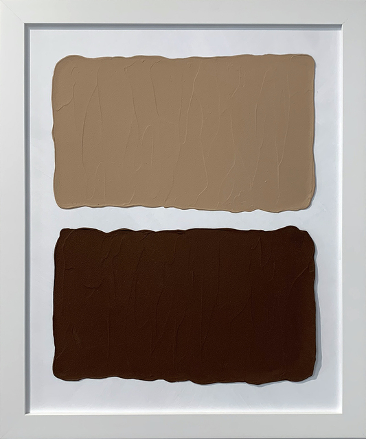 Laura Hapka, ‘Pecan Hotcakes’, 2020, Mixed Media, Acrylic on mat board, Themes+Projects