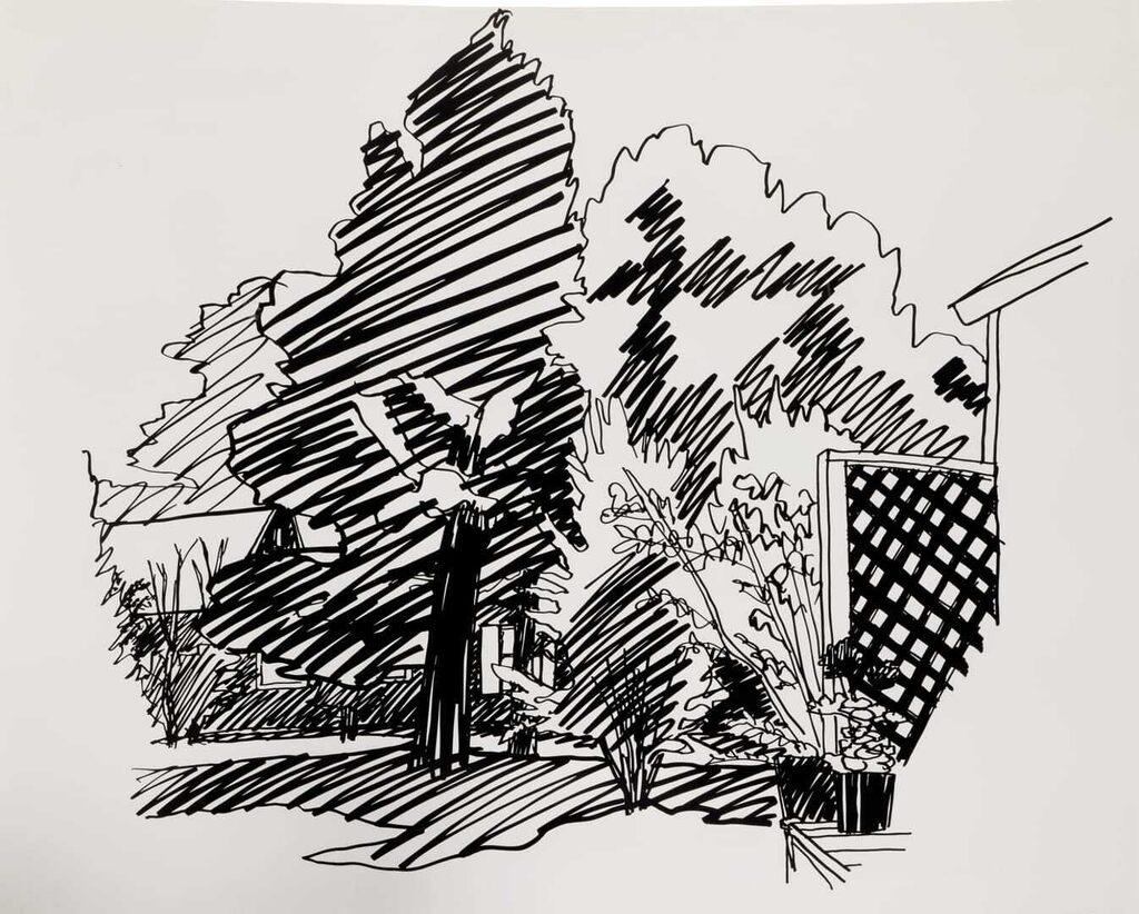 Tom Wesselman - Jeannie's Backyard, East Hampton