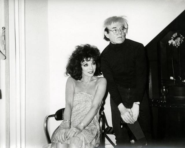 Andy Warhol, ‘Joan Collins & Andy Warhol’, 1985, The Future Perfect
