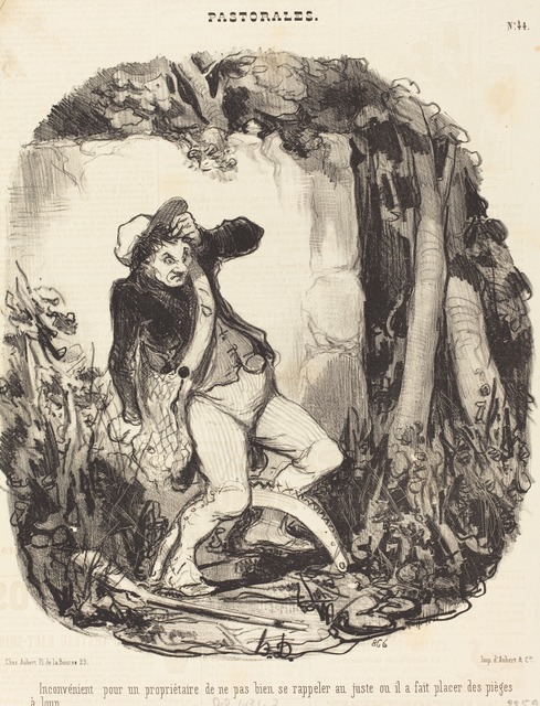 Honoré Daumier, ‘Inconvénient pour un propriétaire de ne pas...’, 1846, National Gallery of Art, Washington, D.C.