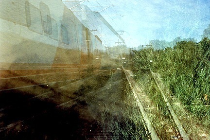 Leah Oates, ‘Turku, Finland, Double Train’, 2005-06, Susan Eley Fine Art