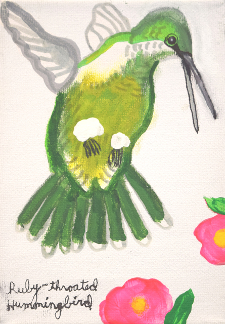 Mercedes Kelly, ‘Ruby-Throated Hummingbird’, 2016, Fountain House Gallery