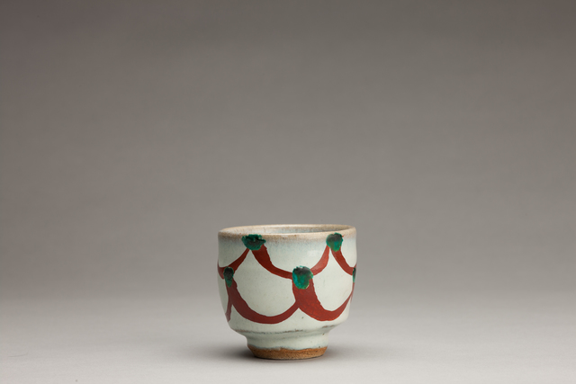 Shinsaku Hamada, ‘Chawan, white glaze with akae decoration’, Other, Stoneware, Pucker Gallery