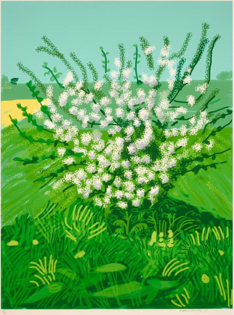 David Hockney - The Arrival of Spring in Woldgate, East Yorkshire in 2011 (twenty eleven) - 30 April