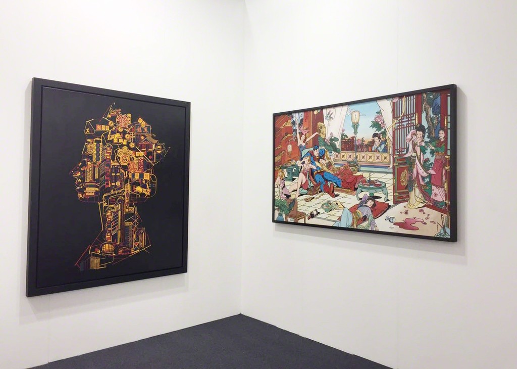 Art Central 2017 Booth A1 installation shot Art Central 2017 Booth A1 installation shot