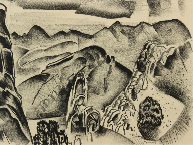 Raymond Jonson, ‘New Mexico Landscape’, 1927, Addison Rowe Gallery
