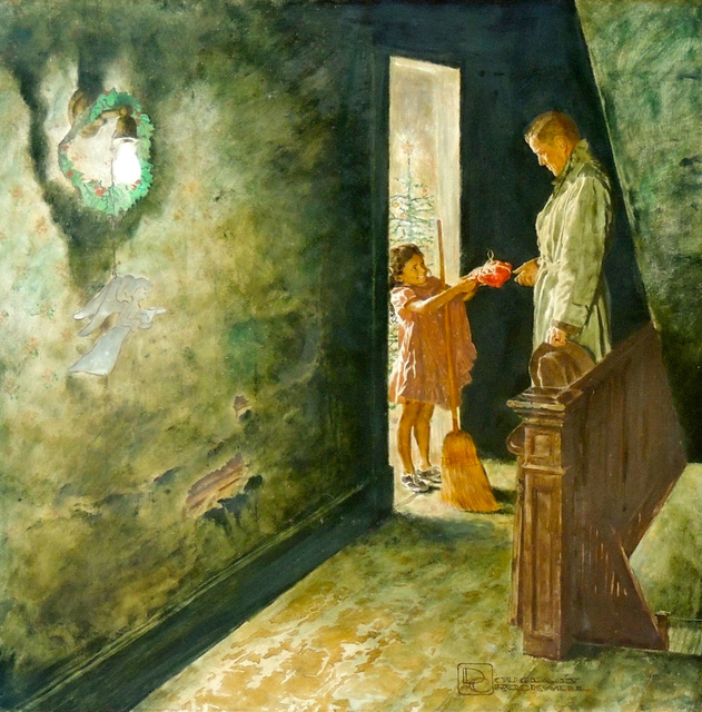 Douglass Crockwell, ‘Gift Giving’, The Illustrated Gallery