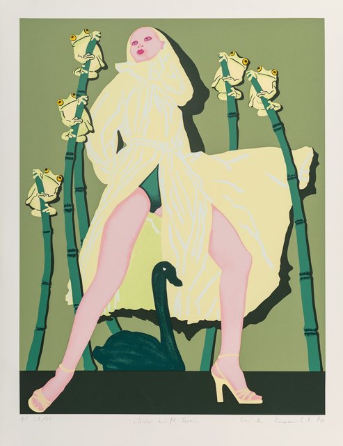 Kiki Kogelnik, ‘Leda with Swan’, 1980, Print, Serigraph in colors on wove paper, Heritage Auctions