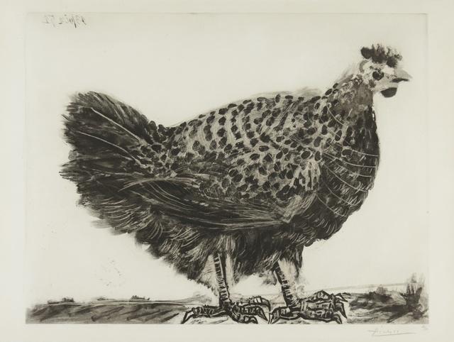 Pablo Picasso, ‘La Poule (B. 694; Ba. 896)’, 1952, Print, Aquatint and drypoint, Sotheby's