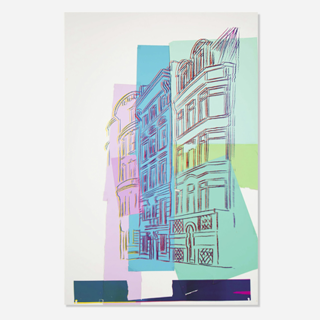 Andy Warhol, ‘Viewpoint’, 1984, Drawing, Collage or other Work on Paper, Silkscreen inks and colored paper collage on board, Artsy x Rago/Wright