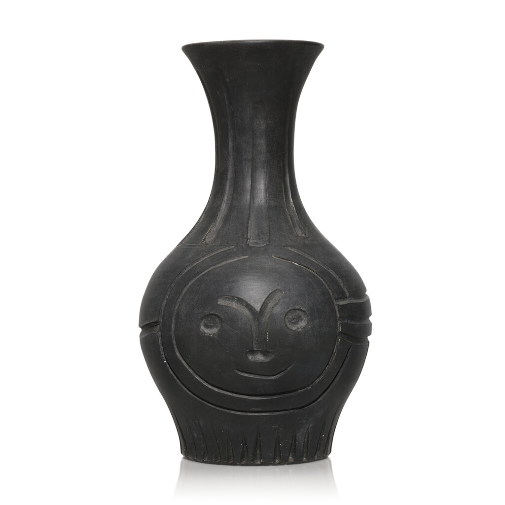 Pablo Picasso - Visage gravé noir (A.R. 210)