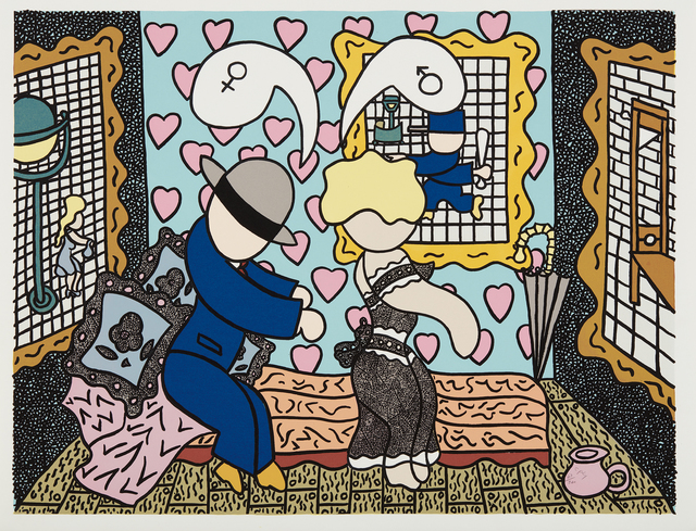 William Nelson Copley, ‘Man and Woman’, 1978, Phillips