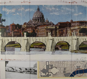 Ponte Sant'Angelo, Wrapped (Project for Rome)