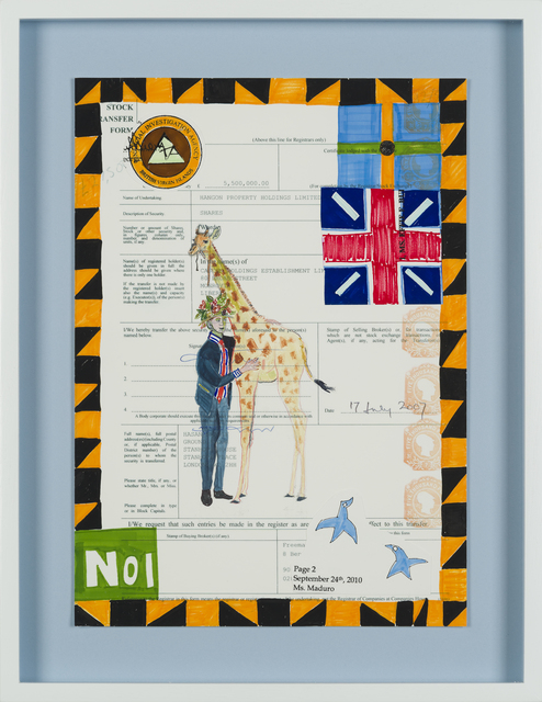 Carla Busuttil, ‘Personal Shopper’, 2019, Drawing, Collage or other Work on Paper, Mixed Media on Paper, Goodman Gallery
