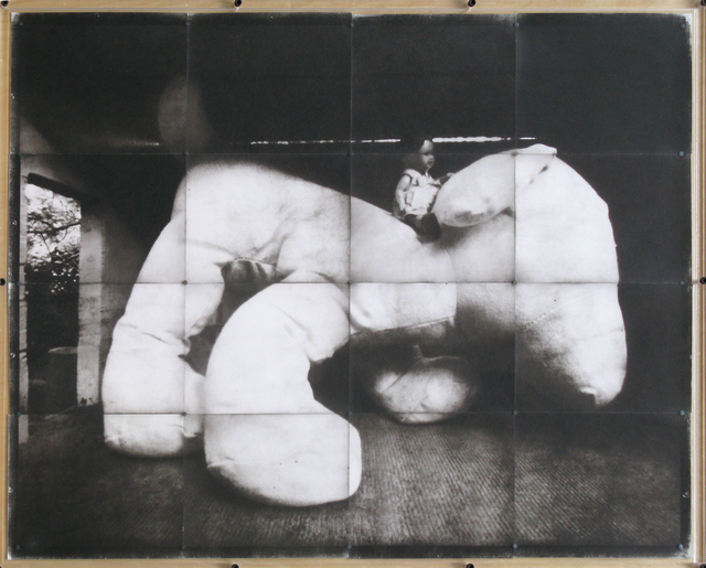 James Holroyd, ‘Annie and Mujidog’, 2008, Photography, Pinhole Bromoil Photograph, Newzones