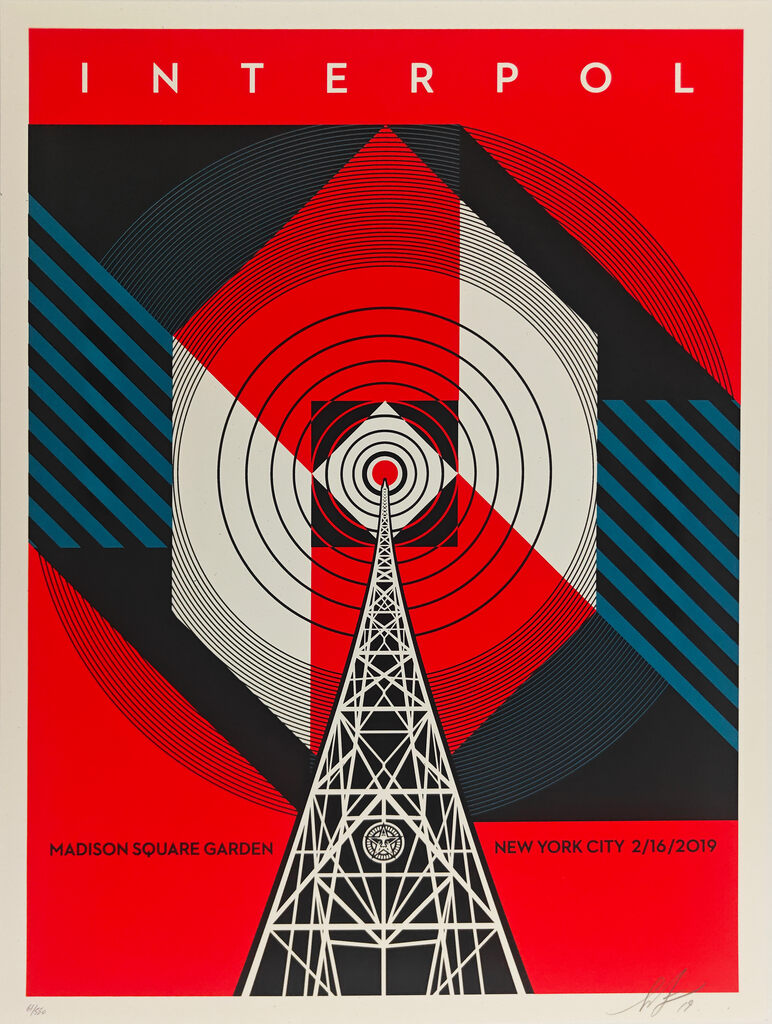 Interpol NYC Calling, Shepard Fairey