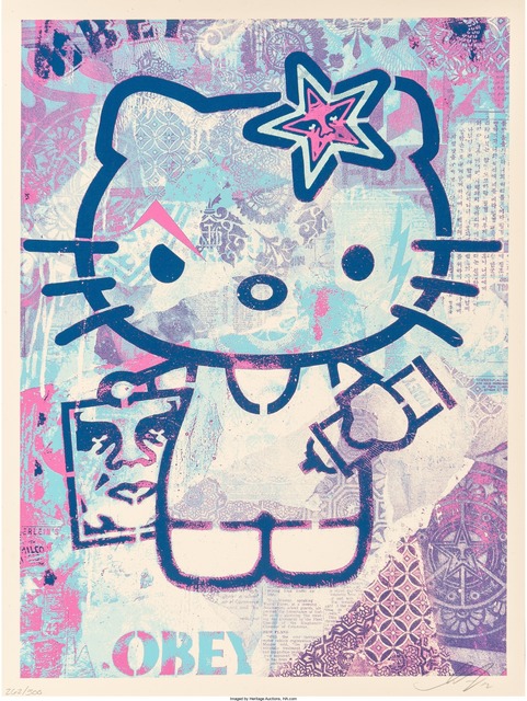 Shepard Fairey (OBEY), ‘Pair of Hello Kitty’, 2010-12, Heritage Auctions