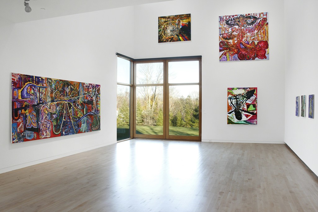 Steve DiBenedetto: Evidence of Everything, November 15, 2015 -April 3, 2016 (The Aldrich Contemporary Art Museum installation view).
Photo: Chad Kleitsch
Steve DiBenedetto: Evidence of Everything, November 15, 2015 -April 3, 2016 (The Aldrich Contemporary Art Museum installation view).
Photo: Chad Kleitsch