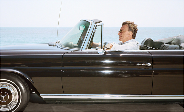 Andrew Bush, ‘Man cruising south-southeast at 65 mph on Highway 101 near Toro Canyon on June 19th as the tide is coming in, 2010’, 2010, Yossi Milo Gallery