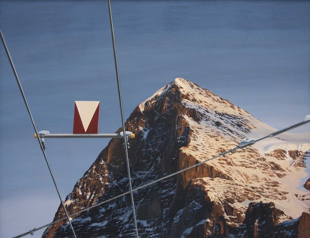 Reinhard Fluri, ‘Pyramid’, 2006-2018, Painting, Oil and acrylic on wood, GALERIE URS REICHLIN