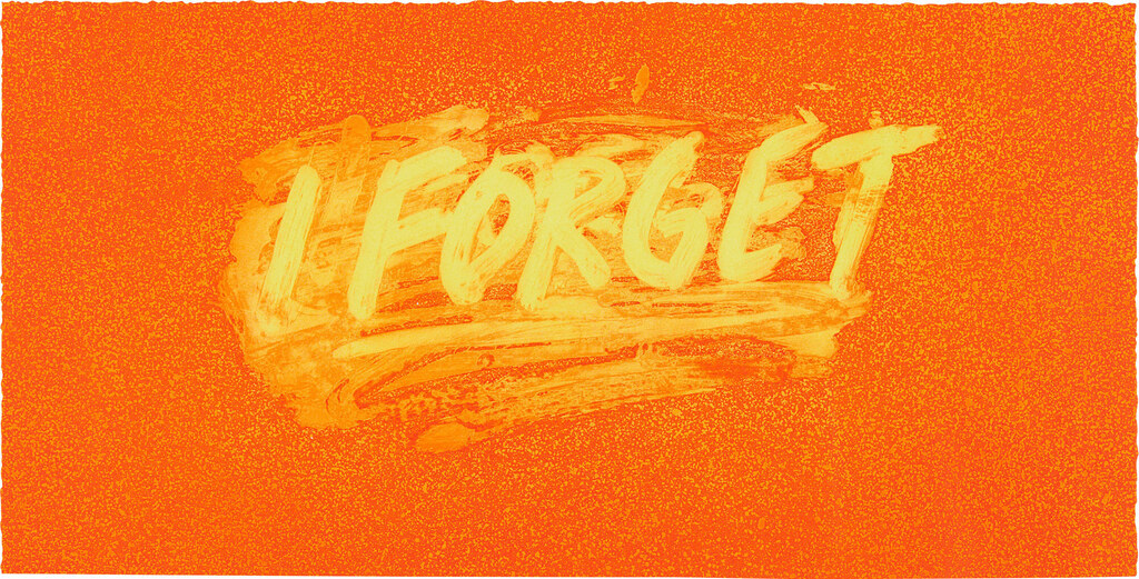 Mel Bochner - I Forget