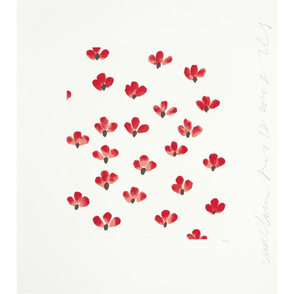 Donald Sultan - Wallflower 31, from Wallflowers