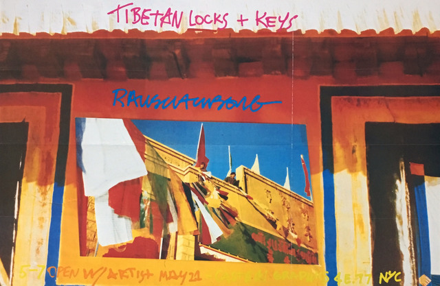 Robert Rauschenberg, ‘Tibetan Keys and Locks (Leo Castelli exhibition poster) ’, 1986, Lot 180