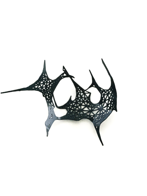 Peter Macapia, ‘Dirty Geometry: Shadows 6’, 2018, Sculpture, Aluminum Black Powder Coat, Priveekollektie Contemporary Art | Design