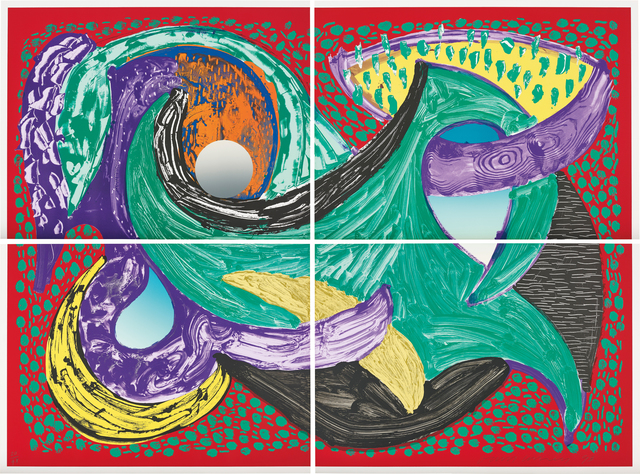 David Hockney, ‘Going Round, from Some More New Prints’, 1993, Phillips